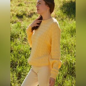Yellow Brianna Brandy Melville sweater